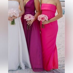 Lovers + Friends Strapless Pink Dress